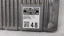 2013-2014 Lexus Es300h PCM Engine Control Computer ECU ECM PCU OEM P/N:89661-33L20 Fits Fits 2013 2014 OEM Used Auto Parts - Oemusedautoparts1.com 