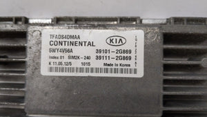 2011-2013 Kia Optima PCM Engine Control Computer ECU ECM PCU OEM P/N:39101-2G869 39101-2G867, 39111-2G867 Fits Fits 2011 2012 2013 OEM Used Auto Parts