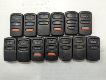 compare product Lot of 13 Mitsubishi Keyless Entry Remote Fob MIXED FCC IDS