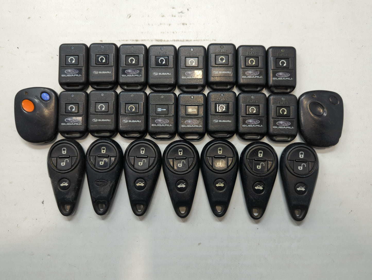 Lot of 25 Subaru Keyless Entry Remote Fob CWTWB1U819 | NHVWB1U711 - Oemusedautoparts1.com