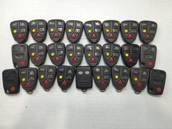 compare product Lot of 25 Volvo Keyless Entry Remote Fob LQNP2T-APU MIXED PART NUMBERS