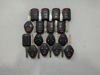 compare product Lot of 16 Mitsubishi Keyless Entry Remote Fob MIXED FCC IDS MIXED PART