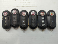 Lot of 6 Fiat Keyless Entry Remote Fob LTQFI2AM433TX | 2ADFTF12AM433TX - Oemusedautoparts1.com