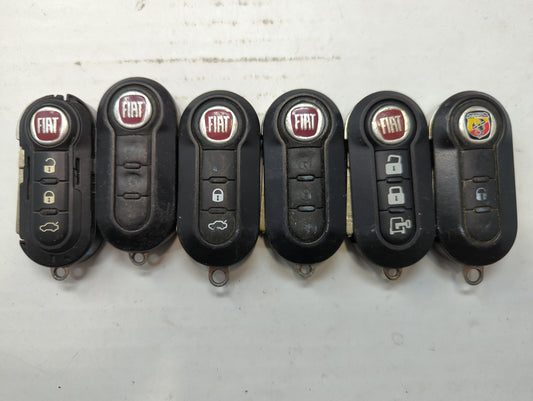 Lot of 6 Fiat Keyless Entry Remote Fob LTQFI2AM433TX | 2ADFTF12AM433TX - Oemusedautoparts1.com