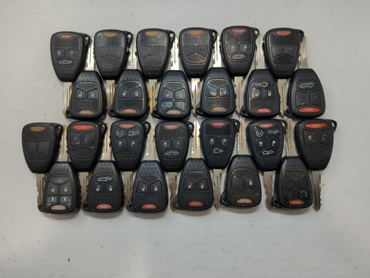 Lot of 25 Dodge Keyless Entry Remote Fob OHT692427AA | M3N5WY72XX MIXED - Oemusedautoparts1.com
