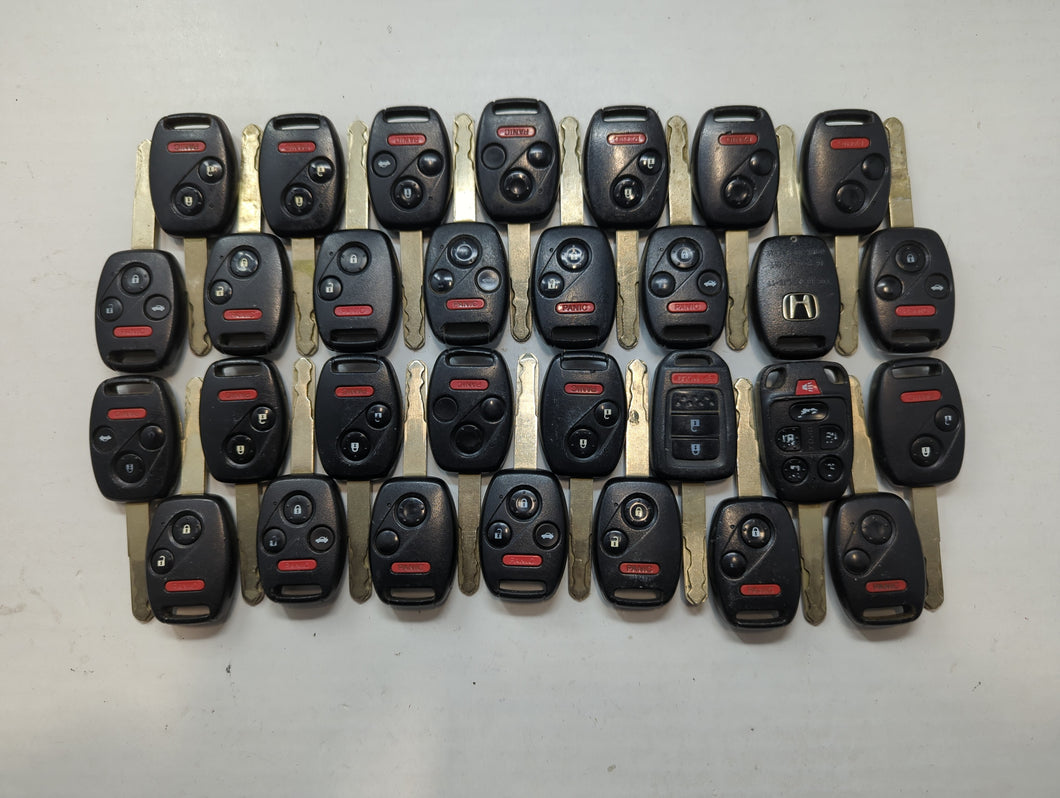 Lot of 30 Honda Keyless Entry Remote Fob MIXED FCC IDS MIXED PART NUMBERS