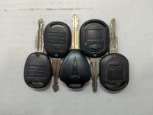 Lot of 5 Chevrolet Keyless Entry Remote Fob MIXED FCC IDS MIXED PART