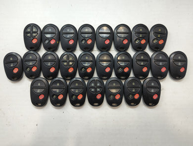 Lot of 25 Toyota Keyless Entry Remote Fob GQ43VT20T