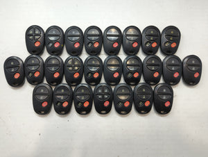 Lot of 25 Toyota Keyless Entry Remote Fob GQ43VT20T