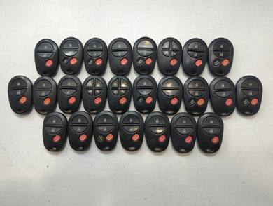 Lot of 25 Toyota Keyless Entry Remote Fob GQ43VT20T