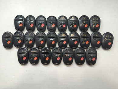 Lot of 25 Toyota Keyless Entry Remote Fob GQ43VT20T