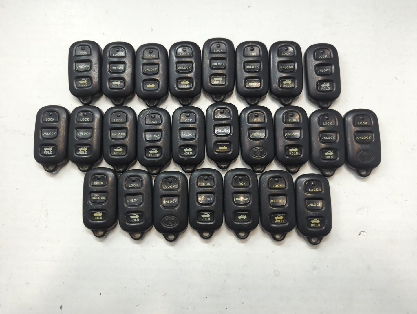 Lot of 25 Toyota Keyless Entry Remote Fob GQ43VT14T - Oemusedautoparts1.com