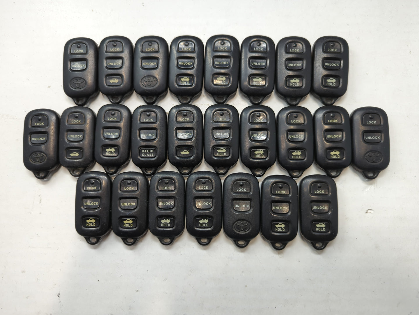 Lot of 25 Toyota Keyless Entry Remote Fob GQ43VT14T - Oemusedautoparts1.com