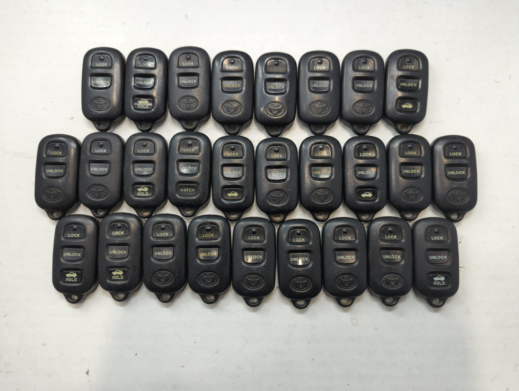 Lot of 27 Toyota Keyless Entry Remote Fob GQ43VT14T