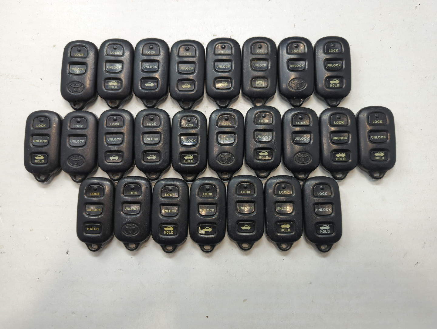 Lot of 25 Toyota Keyless Entry Remote Fob GQ43VT14T - Oemusedautoparts1.com