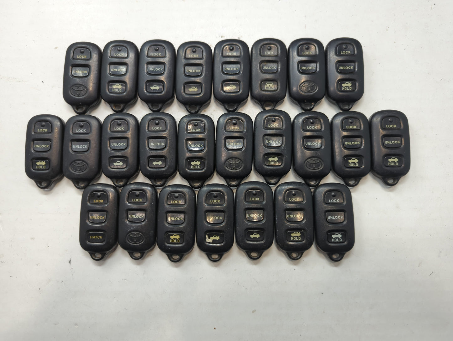 Lot of 25 Toyota Keyless Entry Remote Fob GQ43VT14T - Oemusedautoparts1.com