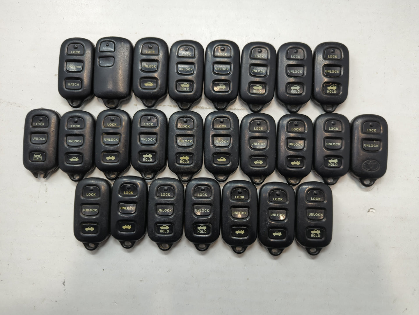 Lot of 25 Toyota Keyless Entry Remote Fob GQ43VT14T - Oemusedautoparts1.com