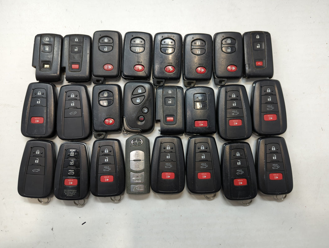 Lot of 25 Toyota Keyless Entry Remote Fob HYQ14ACX | HYQ14FBA | HYQ14FBC