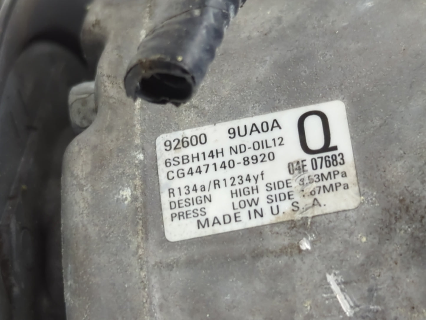 2021-2021 Nissan Maxima Air Conditioning A/c Ac Compressor Oem - Oemusedautoparts1.com