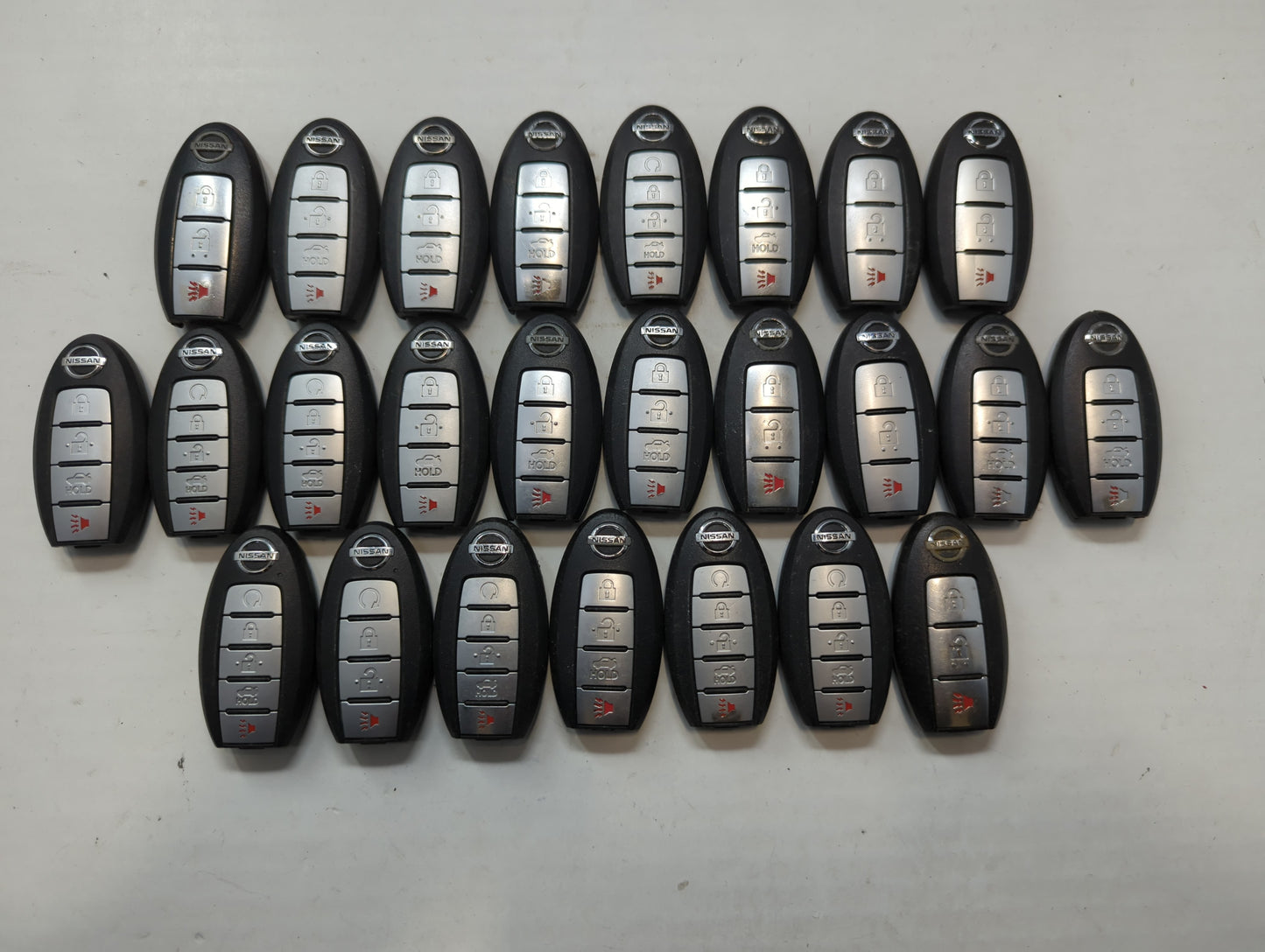 Lot of 25 Nissan Keyless Entry Remote Fob MIXED FCC IDS MIXED PART - Oemusedautoparts1.com