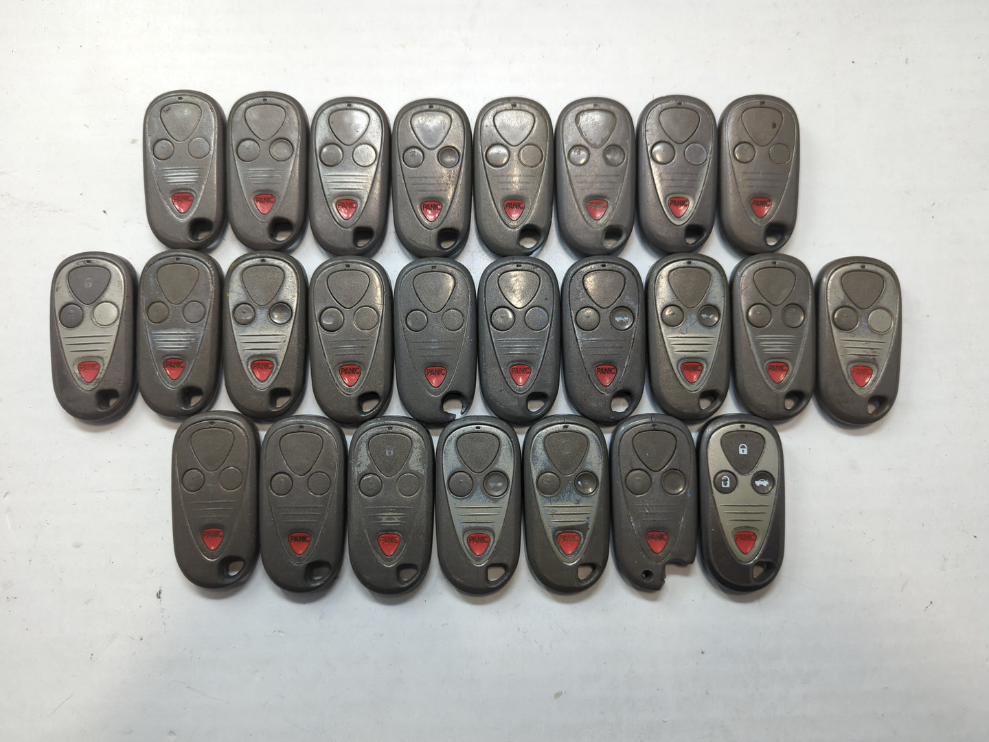 Lot of 25 Acura Keyless Entry Remote Fob MIXED FCC IDS MIXED PART NUMBERS - Oemusedautoparts1.com