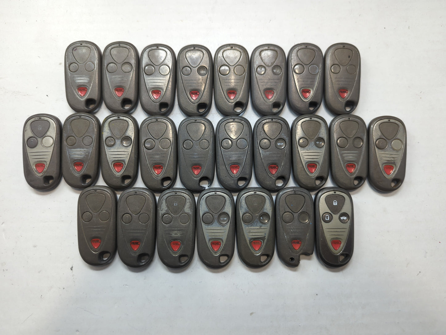 Lot of 25 Acura Keyless Entry Remote Fob MIXED FCC IDS MIXED PART NUMBERS - Oemusedautoparts1.com