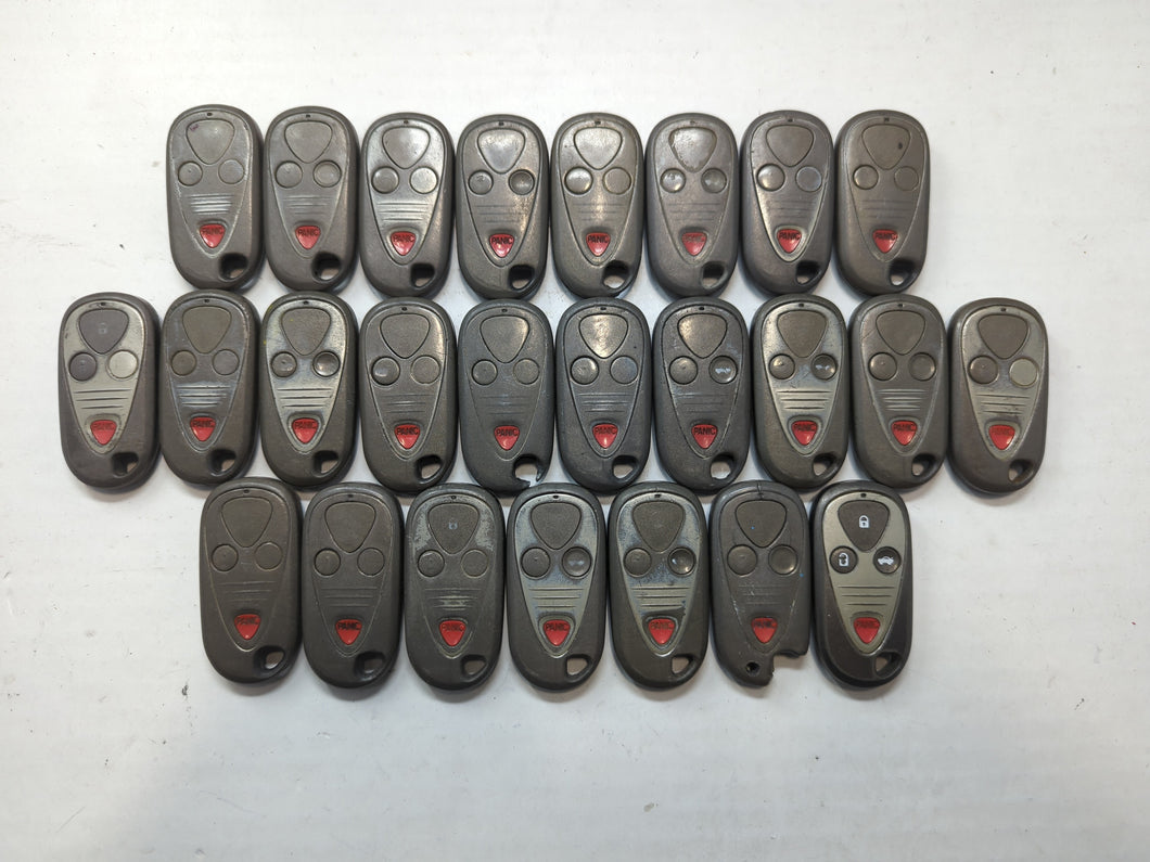 Lot of 25 Acura Keyless Entry Remote Fob MIXED FCC IDS MIXED PART NUMBERS