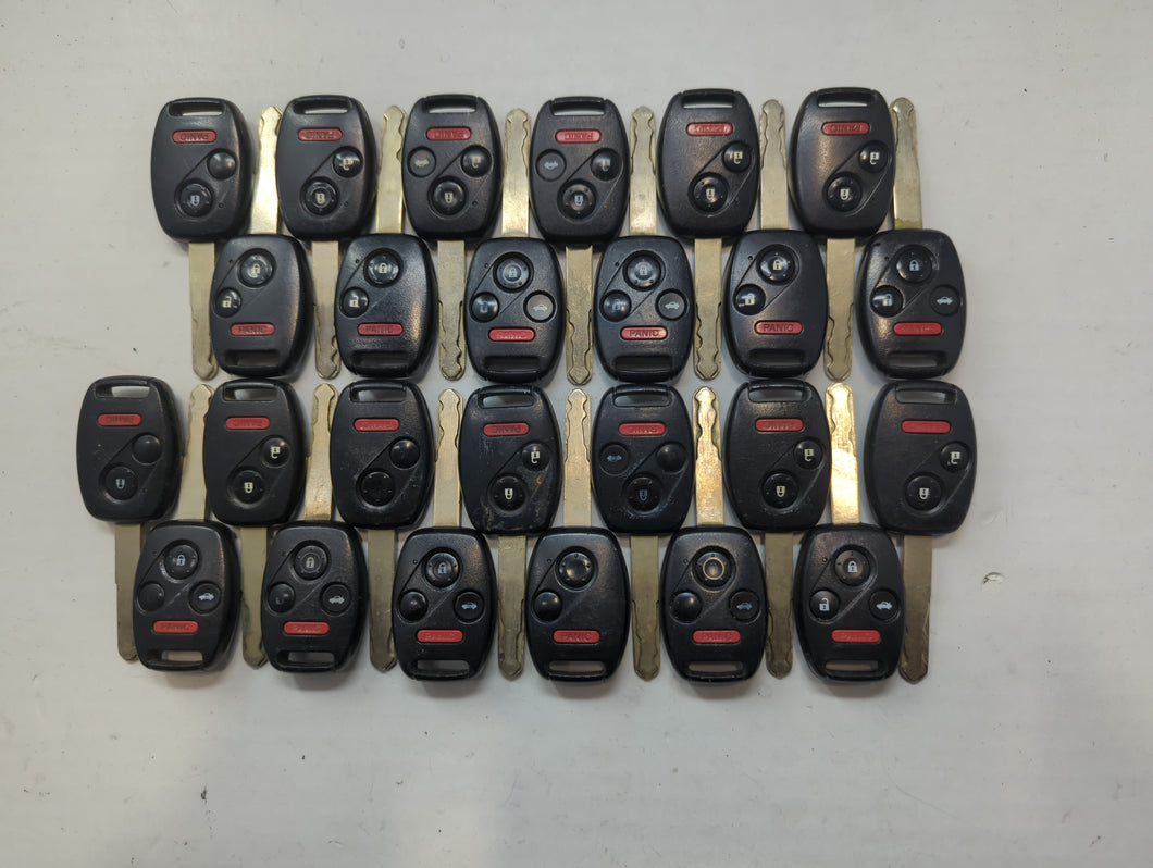 Lot of 25 Honda Keyless Entry Remote Fob MIXED FCC IDS MIXED PART NUMBERS