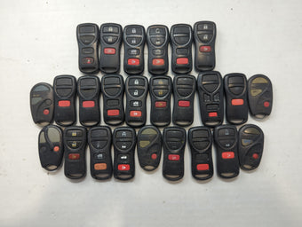 compare product Lot of 25 Nissan Keyless Entry Remote Fob MIXED FCC IDS MIXED PART