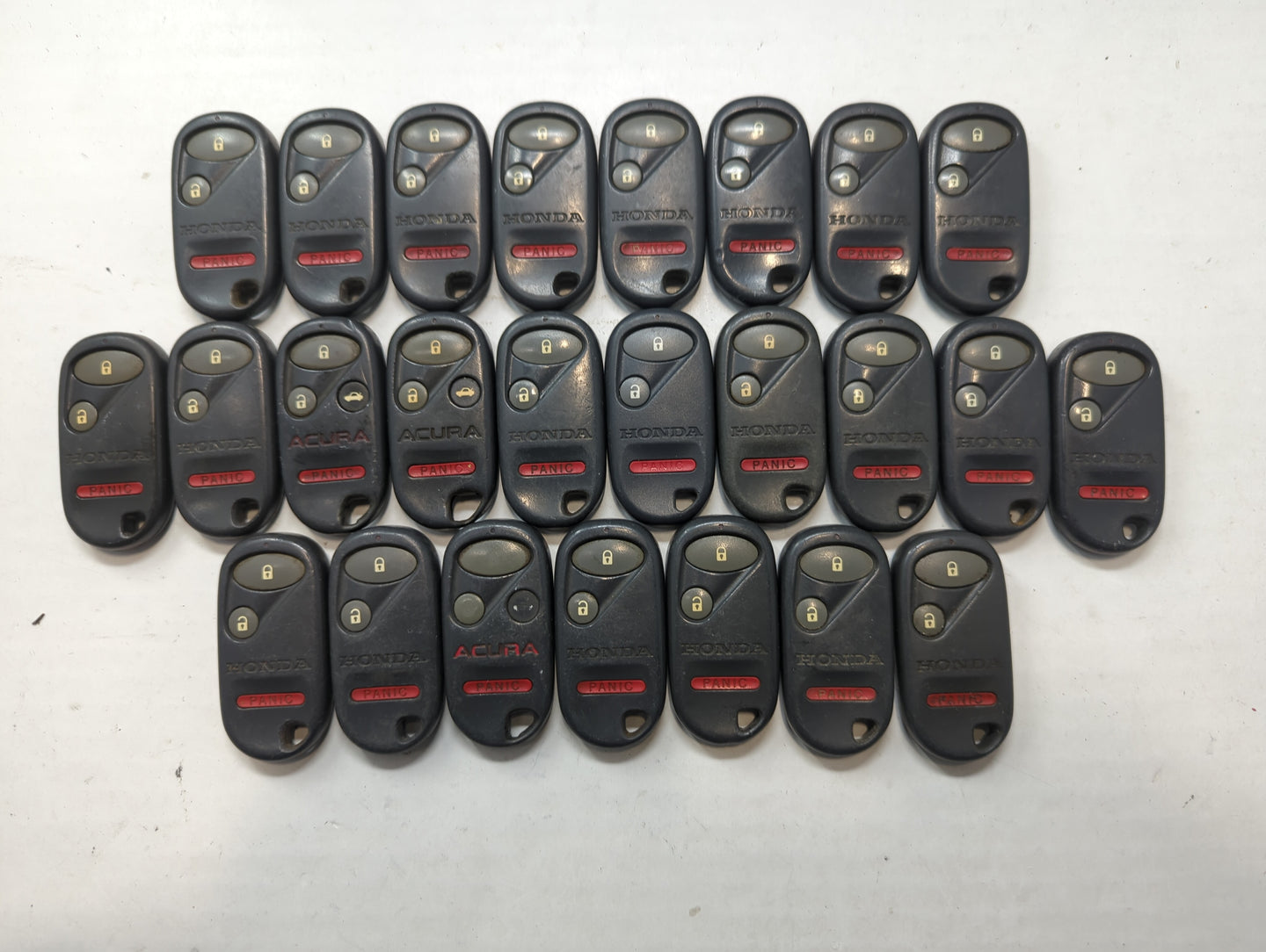 Lot of 25 Honda Keyless Entry Remote Fob MIXED FCC IDS MIXED PART NUMBERS - Oemusedautoparts1.com