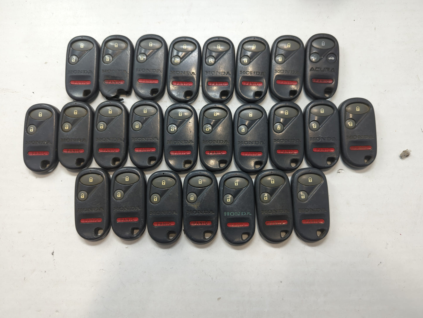 Lot of 25 Honda Keyless Entry Remote Fob MIXED FCC IDS MIXED PART NUMBERS - Oemusedautoparts1.com
