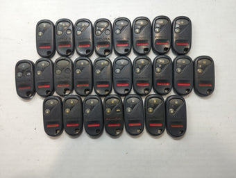 compare product Lot of 25 Honda Keyless Entry Remote Fob MIXED FCC IDS MIXED PART NUMBERS