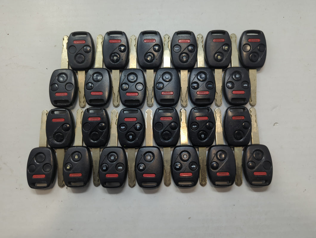 Lot of 25 Honda Keyless Entry Remote Fob MIXED FCC IDS MIXED PART NUMBERS