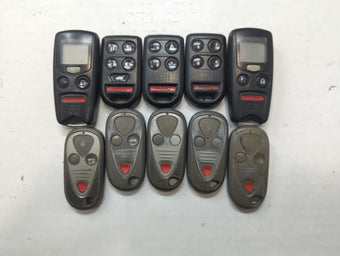 compare product Lot of 10 Honda Keyless Entry Remote Fob MIXED FCC IDS MIXED PART NUMBERS