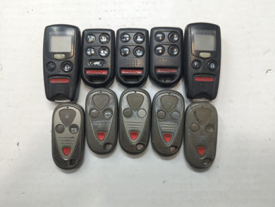 Lot of 10 Honda Keyless Entry Remote Fob MIXED FCC IDS MIXED PART NUMBERS