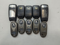 Lot of 10 Honda Keyless Entry Remote Fob MIXED FCC IDS MIXED PART NUMBERS - Oemusedautoparts1.com