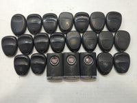 Lot of 22 Chevrolet Keyless Entry Remote Fob MIXED FCC IDS MIXED PART - Oemusedautoparts1.com