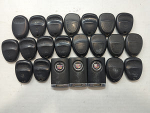 Lot of 22 Chevrolet Keyless Entry Remote Fob MIXED FCC IDS MIXED PART