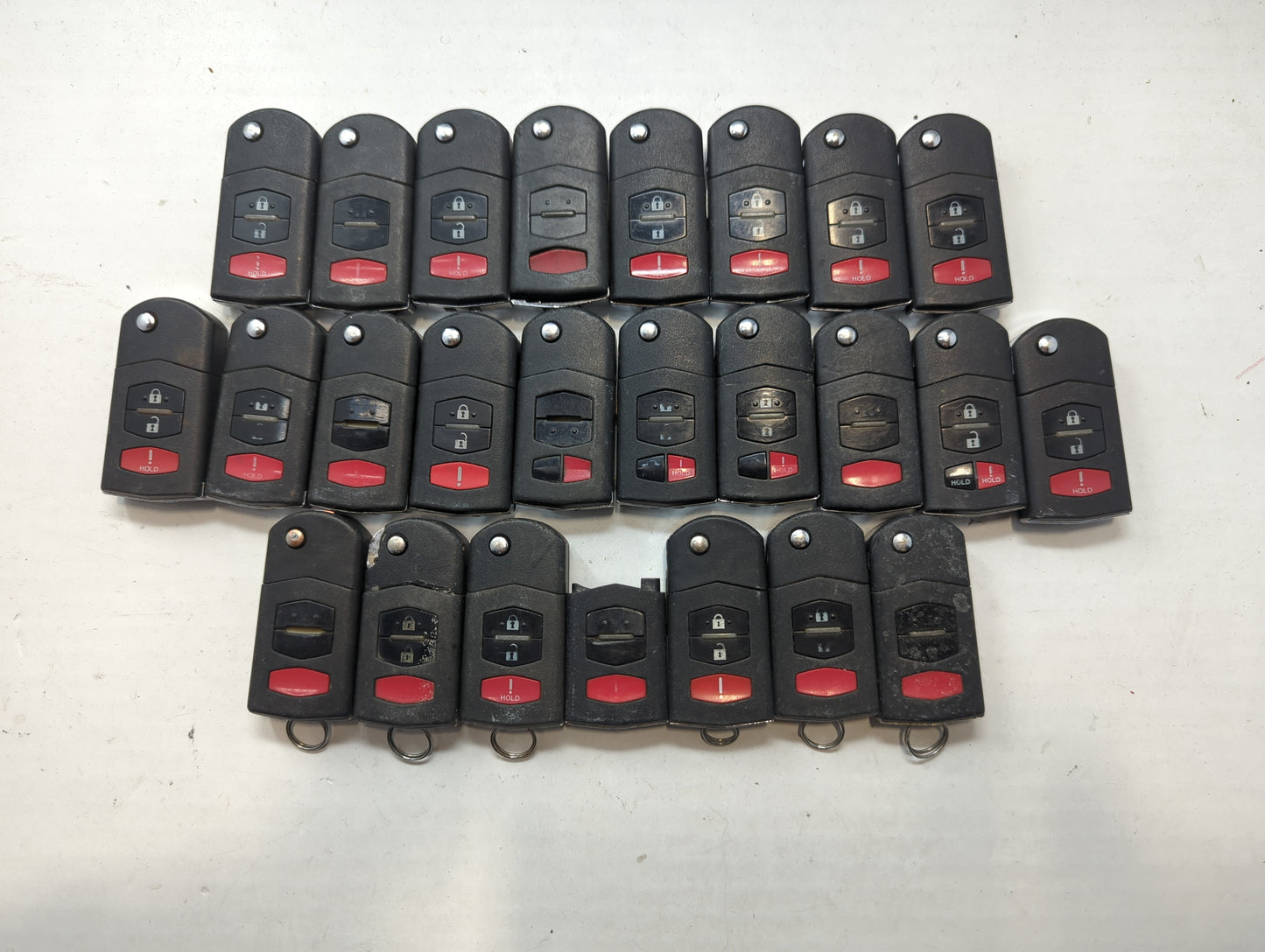 Lot of 25 Mazda Keyless Entry Remote Fob BGBX1T478SKE12501 | KPU41788 - Oemusedautoparts1.com