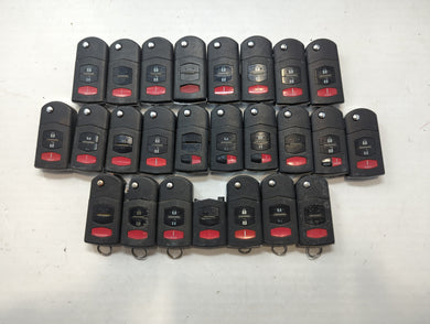 Lot of 25 Mazda Keyless Entry Remote Fob BGBX1T478SKE12501 | KPU41788