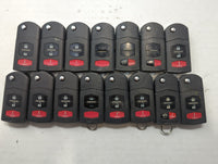Lot of 15 Mazda Keyless Entry Remote Fob BGBX1T478SKE12501 | KPU41788 - Oemusedautoparts1.com
