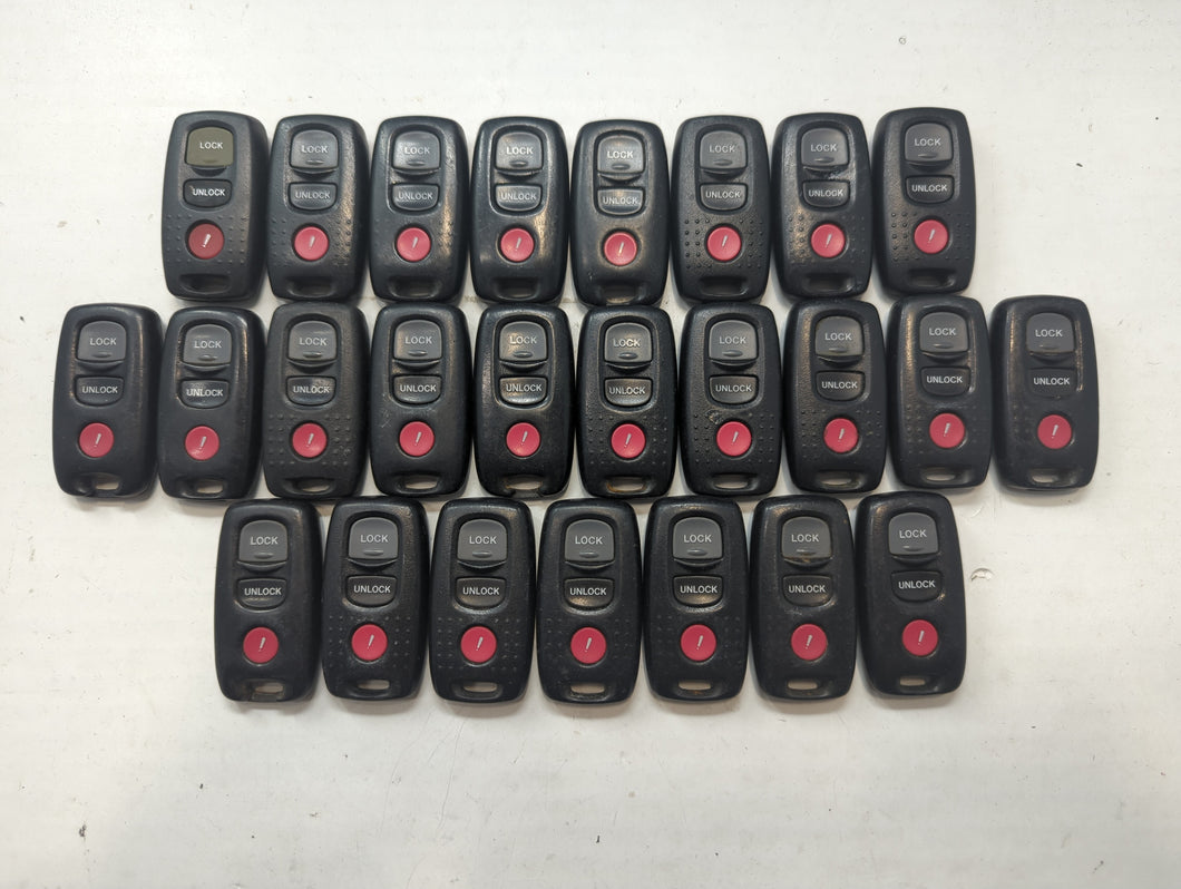 Lot of 25 Mazda Keyless Entry Remote Fob MIXED FCC IDS MIXED PART NUMBERS