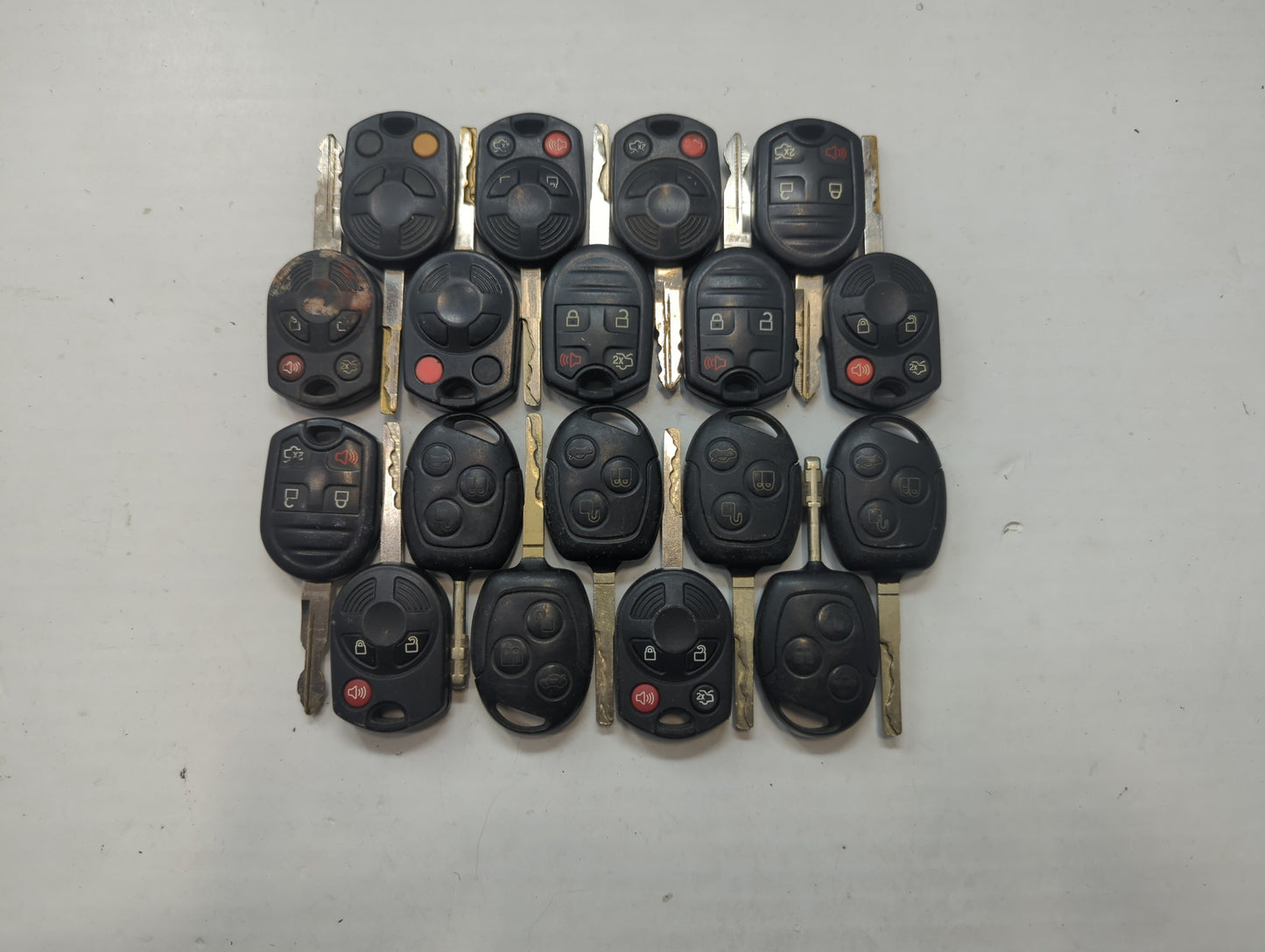Lot of 18 Ford Keyless Entry Remote Fob MIXED FCC IDS MIXED PART NUMBERS - Oemusedautoparts1.com