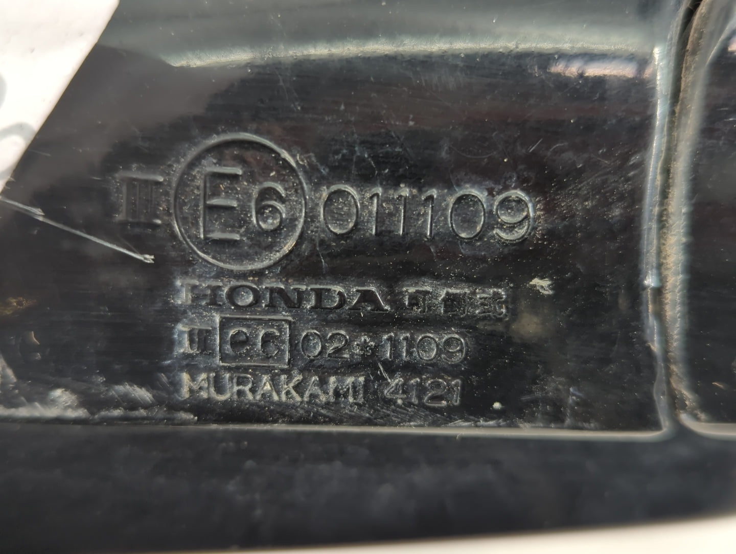 1992-1996 Honda Prelude Side Mirror Replacement Passenger Right View Door Mirror P/N:E6011109 Fits Fits 1992 1993 1994 1995 1996 OEM Used Auto Parts - Oemusedautoparts1.com