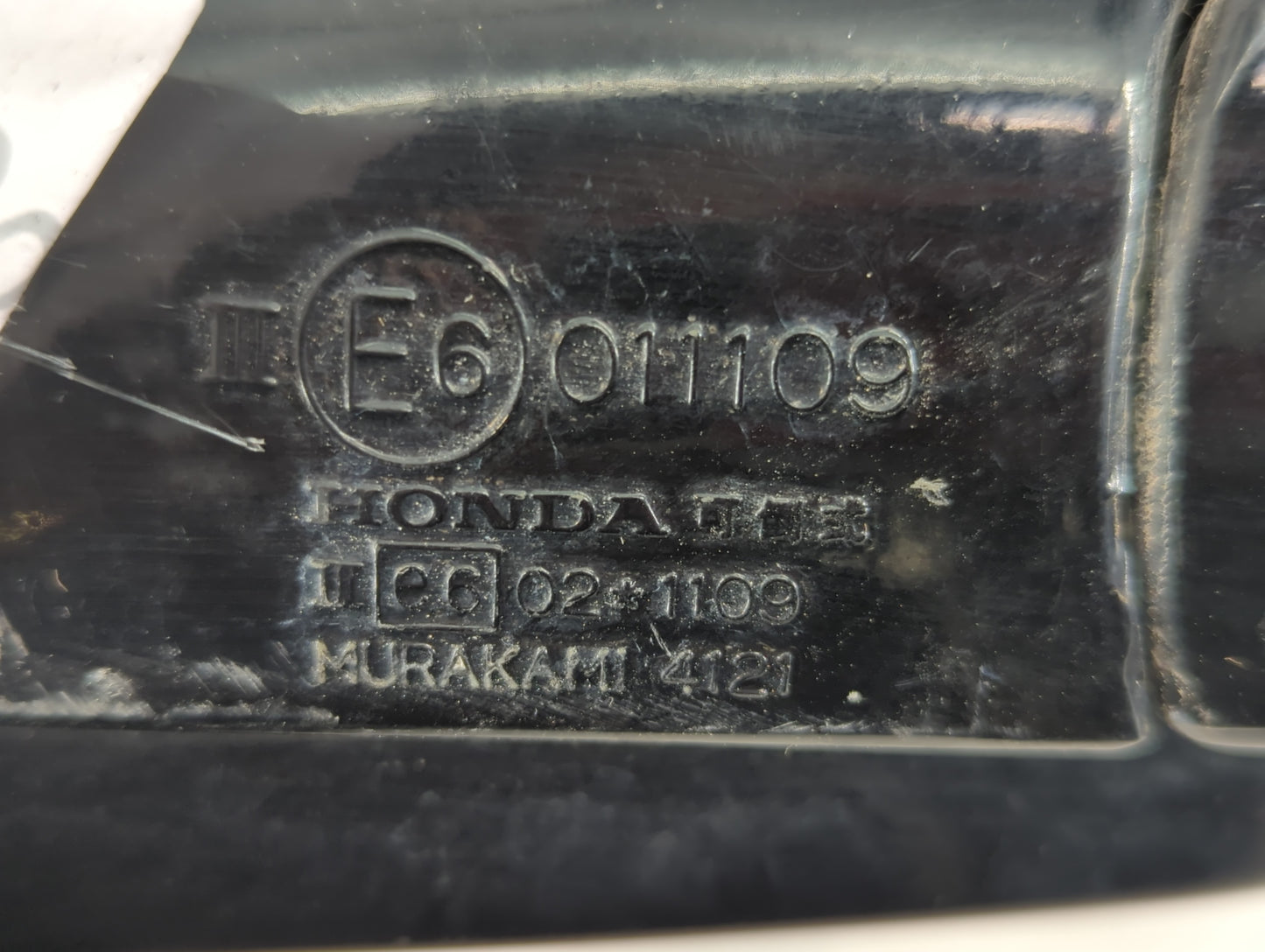 1992-1996 Honda Prelude Side Mirror Replacement Passenger Right View Door Mirror P/N:E6011109 Fits Fits 1992 1993 1994 1995 1996 OEM Used Auto Parts - Oemusedautoparts1.com