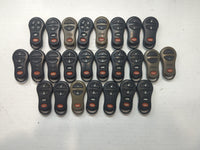Lot of 25 Dodge Keyless Entry Remote Fob MIXED FCC IDS MIXED PART NUMBERS - Oemusedautoparts1.com