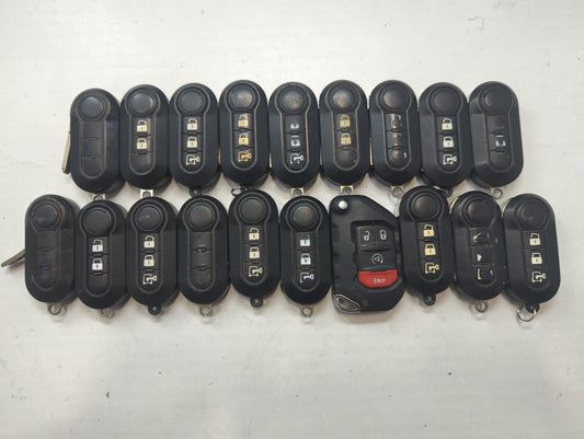 Lot of 19 Dodge Keyless Entry Remote Fob MIXED FCC IDS MIXED PART NUMBERS - Oemusedautoparts1.com