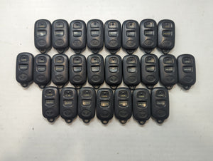 Lot of 25 Toyota Keyless Entry Remote Fob MIXED FCC IDS MIXED PART