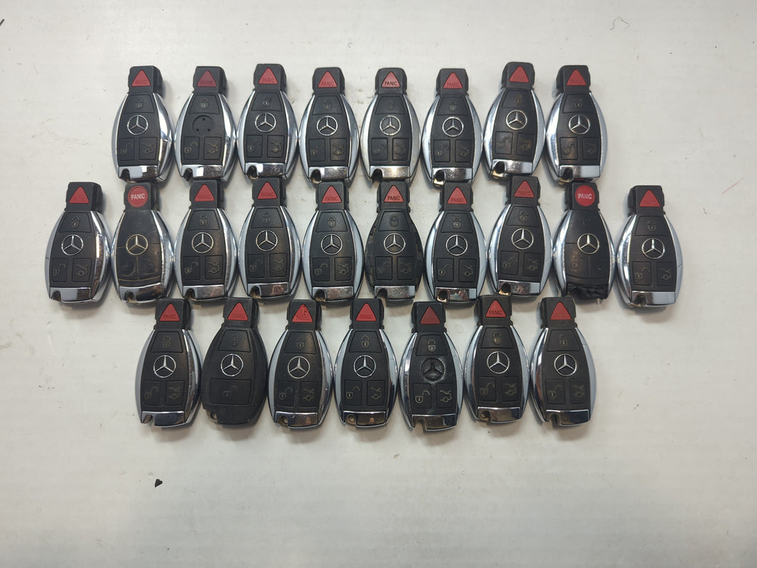 Lot of 25 Mercedes-Benz Keyless Entry Remote Fob MIXED FCC IDS MIXED