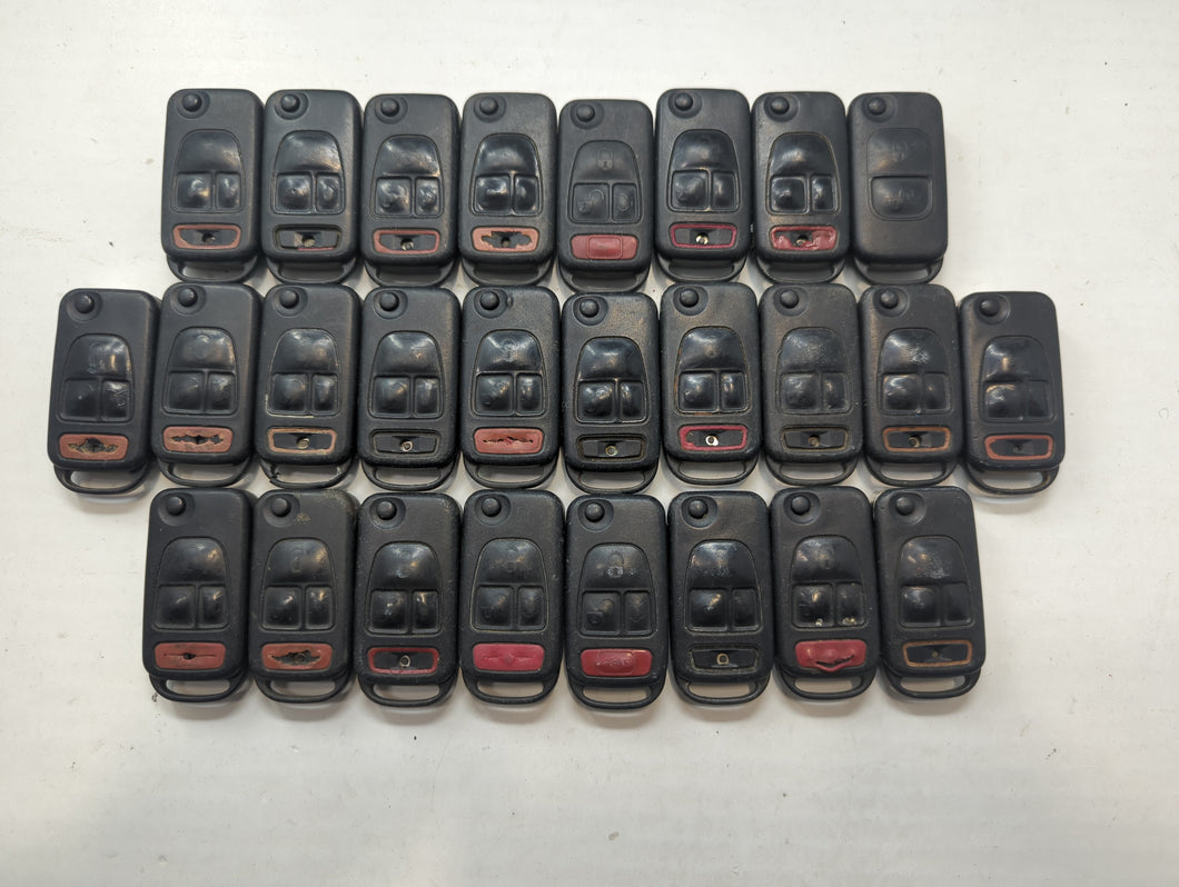 Lot of 25 Mercedes-Benz Keyless Entry Remote Fob MIXED FCC IDS